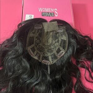 Elegant Black Hair Topper for Women